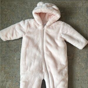 Baby GAP Soft Pink Baby Footie Onesie